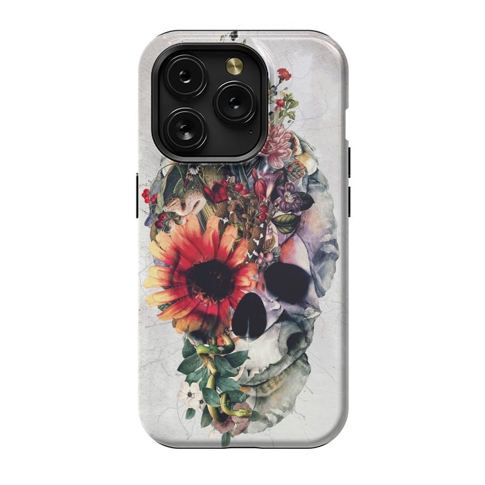 iPhone 15 Pro StrongFit Two Face Skull by Riza Peker