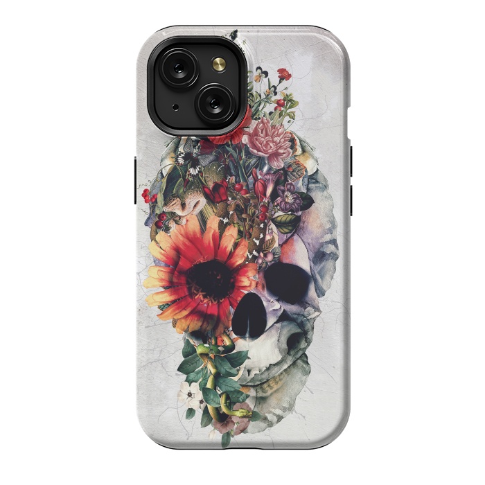 iPhone 15 StrongFit Two Face Skull by Riza Peker