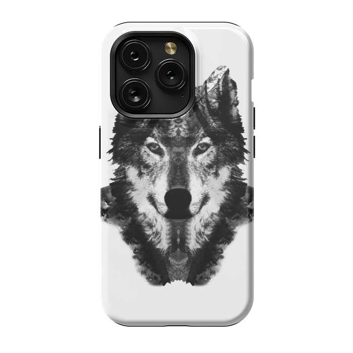 iPhone 15 Pro StrongFit The Black Forest Wolf  by Rui Faria