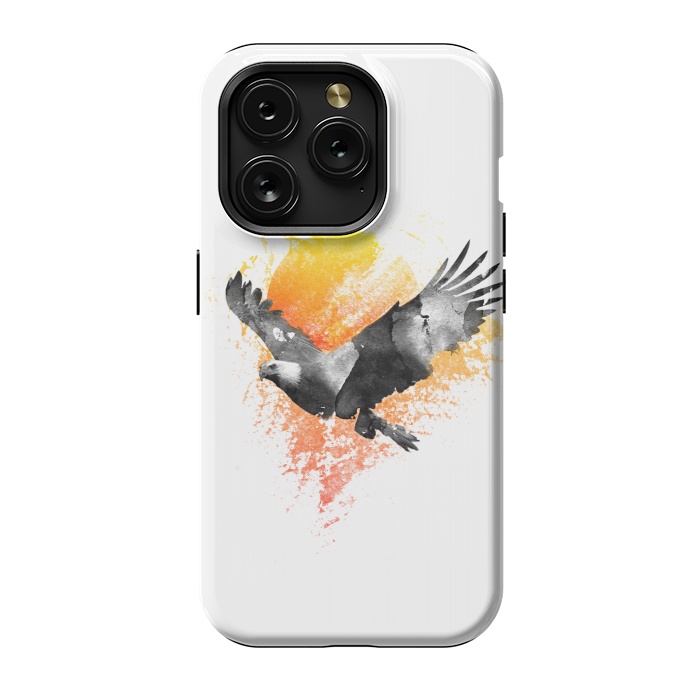iPhone 15 Pro StrongFit The Eagle that touched the sun by Rui Faria