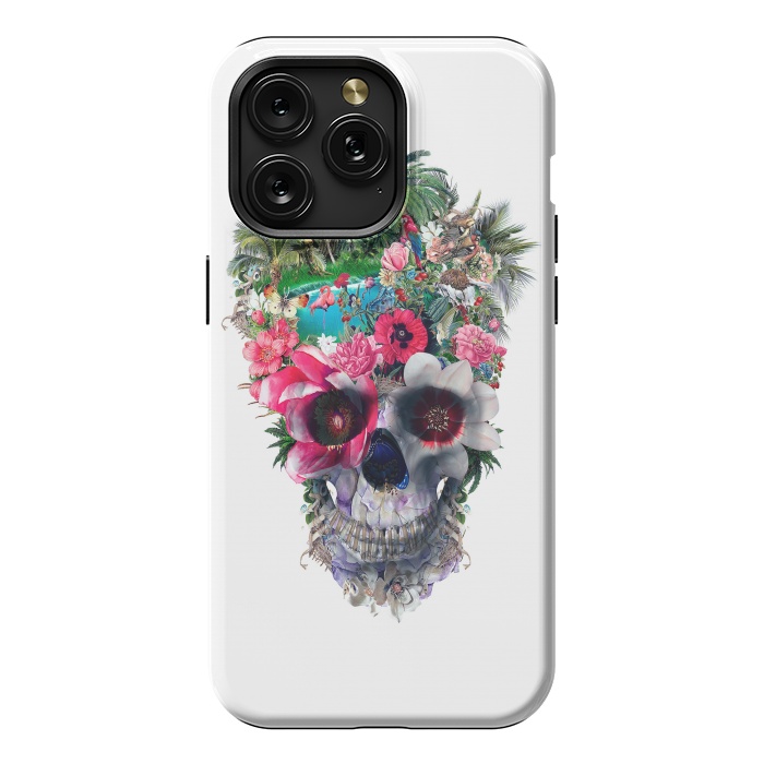 iPhone 15 Pro Max StrongFit Summer Skull III by Riza Peker