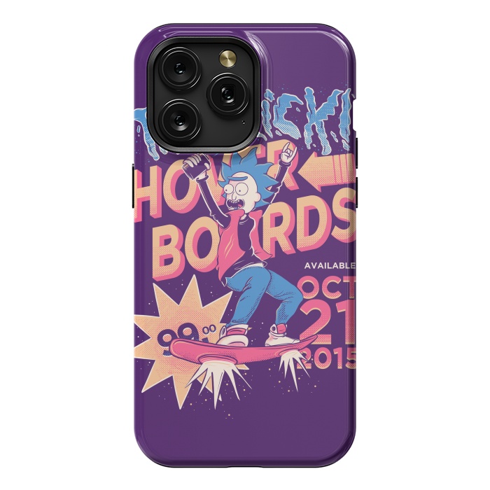iPhone 15 Pro Max StrongFit Tiny rick hoverboards by Ilustrata
