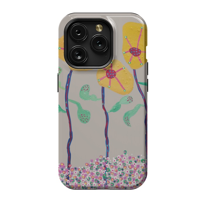 iPhone 15 Pro StrongFit Saturn's Flowers 2 by Helen Joynson