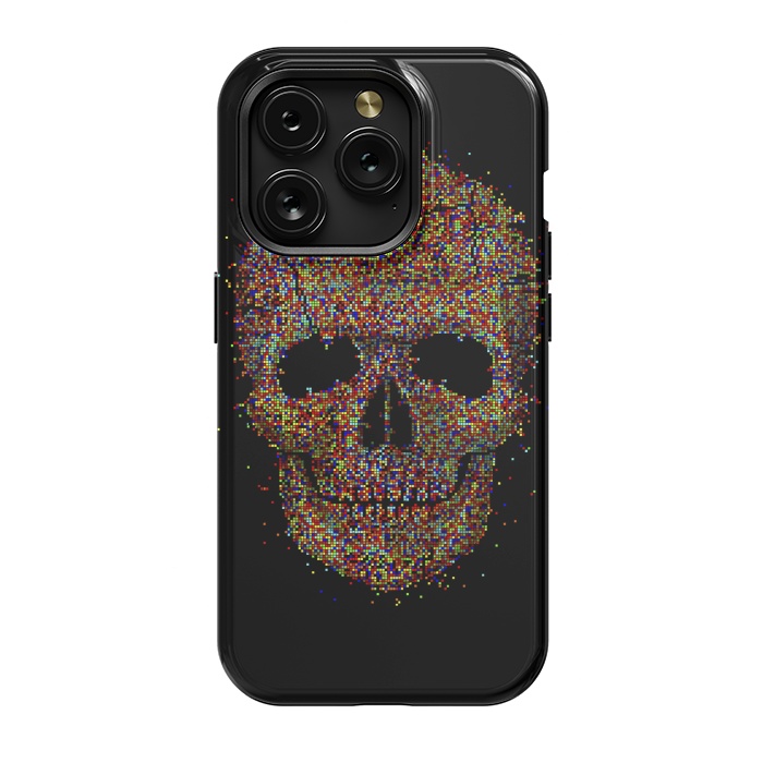 iPhone 15 Pro StrongFit Acid Skull by Sitchko