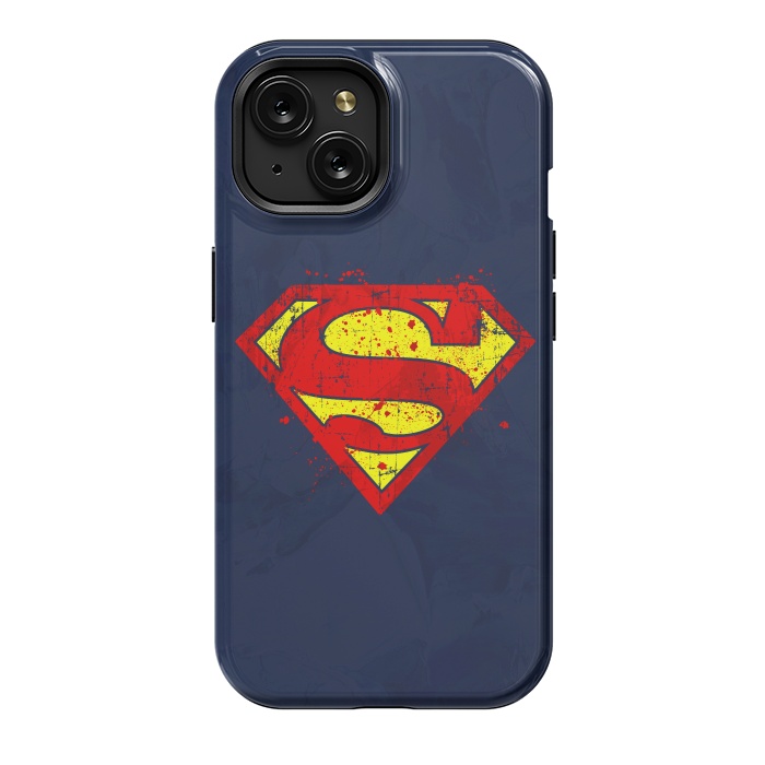 iPhone 15 StrongFit Super Man's Splash by Sitchko