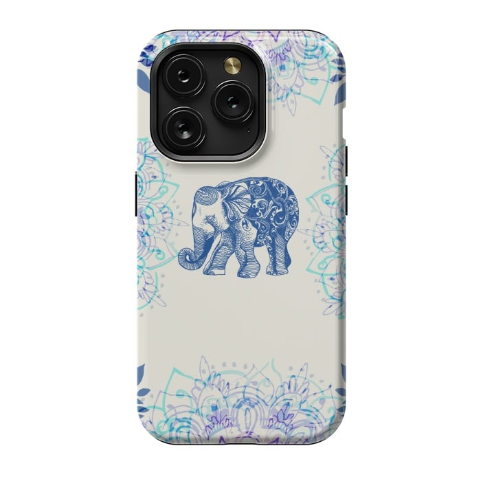 iPhone 15 Pro StrongFit Pretty Little Elephant  by Rose Halsey