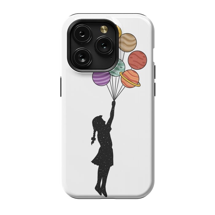 iPhone 15 Pro StrongFit Planets Balloons by Coffee Man