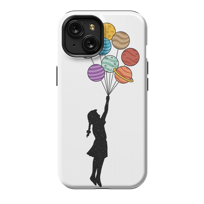 iPhone 15 StrongFit Planets Balloons by Coffee Man