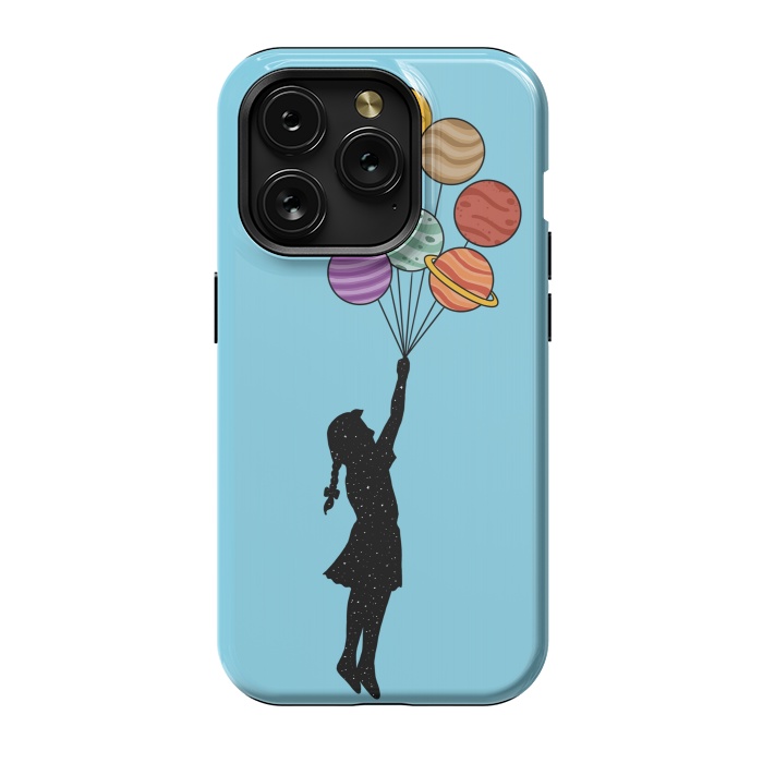 iPhone 15 Pro StrongFit Planets Balloons 2 by Coffee Man