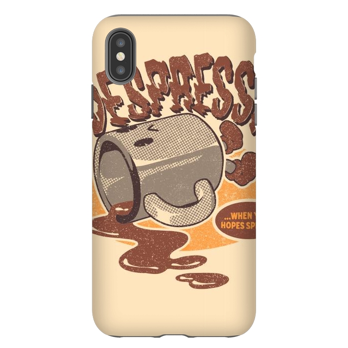iPhone Xs Max StrongFit Despresso by Ilustrata