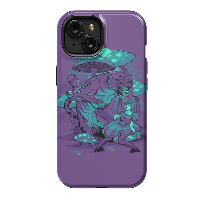 iPhone 15 StrongFit Cheshire Cat by Draco