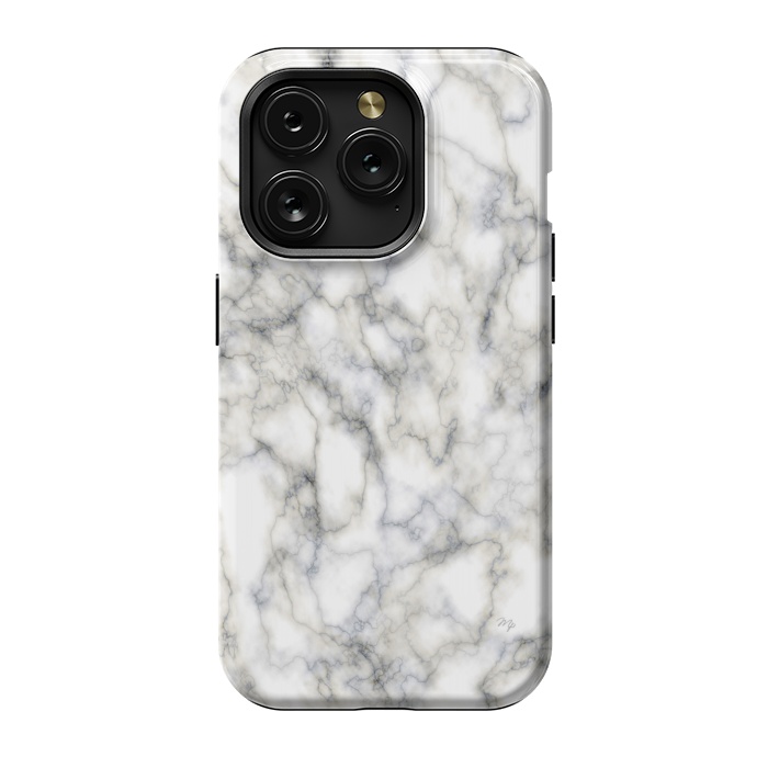 iPhone 15 Pro StrongFit Classic Marble by Martina