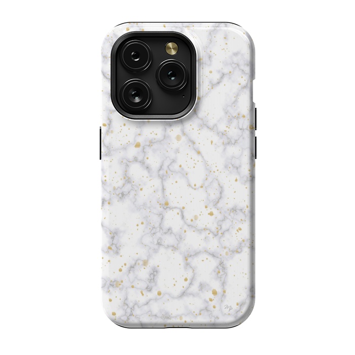 iPhone 15 Pro StrongFit Simply Marble by Martina