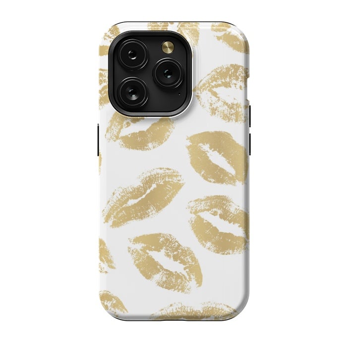 iPhone 15 Pro StrongFit Golden Kiss by Martina