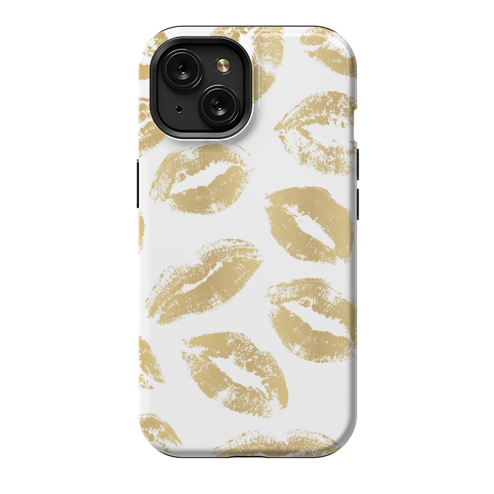 iPhone 15 StrongFit Golden Kiss by Martina