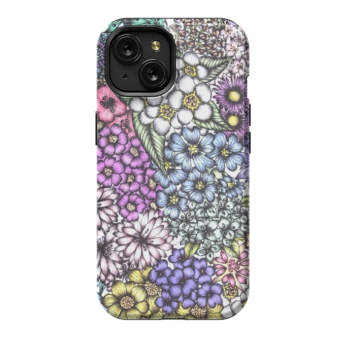 iPhone 15 StrongFit A Bevy of Blossoms by ECMazur 