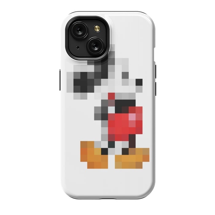 iPhone 15 StrongFit Mickey Mouse Pixel by Alisterny