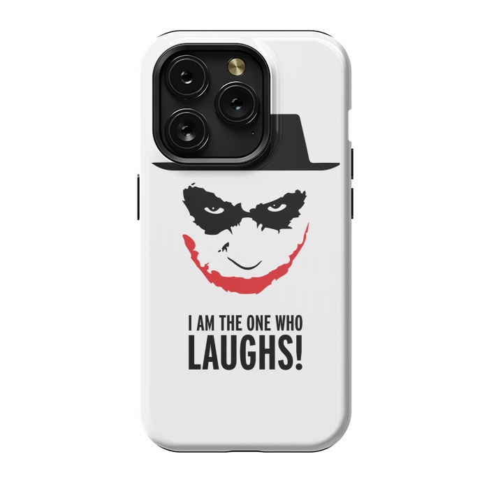 iPhone 15 Pro StrongFit Heisenberg Joker I Am The One Who Laughs Breaking Bad Dark Knight  by Alisterny