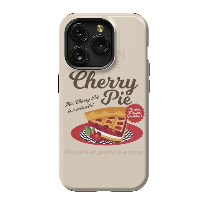 iPhone 15 Pro StrongFit Twin Peaks Damn Fine Cherry Pie by Alisterny