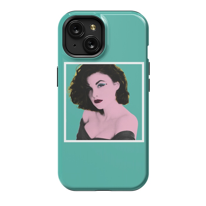 iPhone 15 StrongFit Twin Peaks Audrey Horne Pop Art by Alisterny