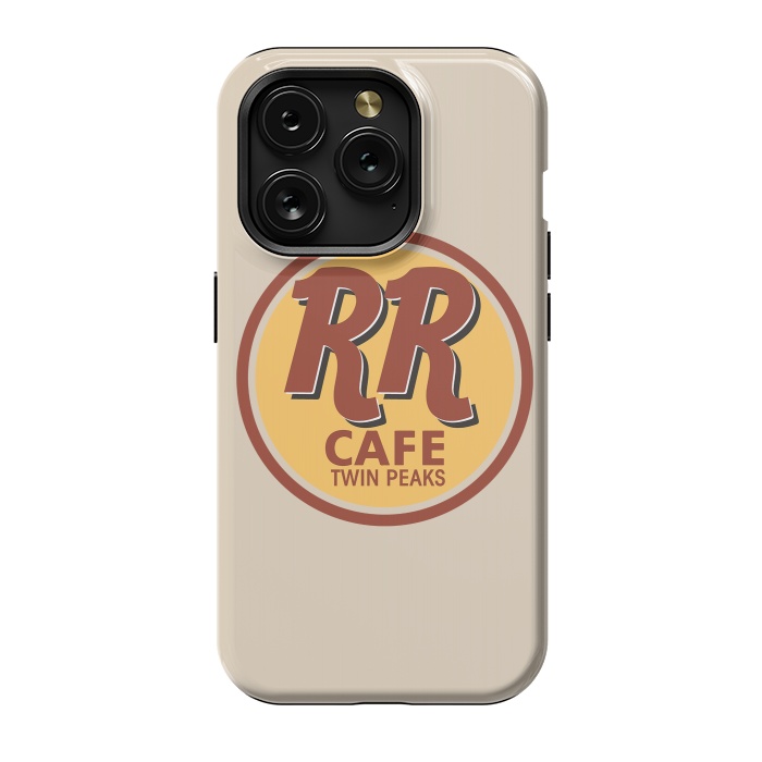 iPhone 15 Pro StrongFit Twin Peaks RR Cafe by Alisterny