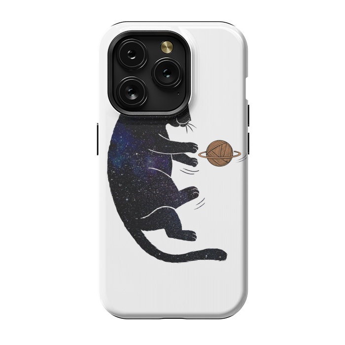 iPhone 15 Pro StrongFit Cat Universe by Coffee Man