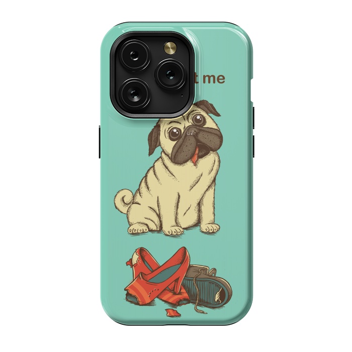 iPhone 15 Pro StrongFit Dog And Shoes by Coffee Man