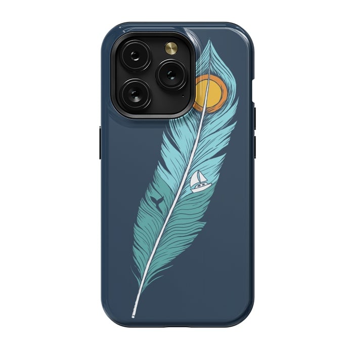 iPhone 15 Pro StrongFit Feather Landscape by Coffee Man