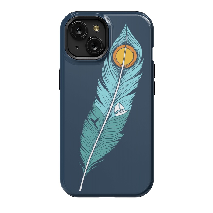 iPhone 15 StrongFit Feather Landscape by Coffee Man