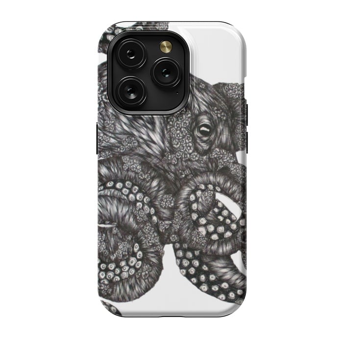 iPhone 15 Pro StrongFit Barnacle Octopus by ECMazur 
