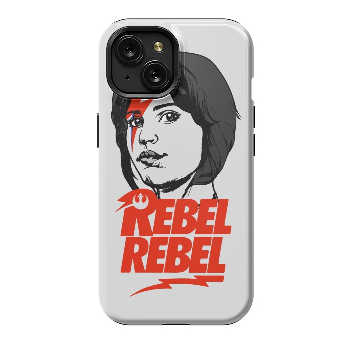 iPhone 15 StrongFit Rebel Rebel Jyn Erso David Bowie Star Wars Rogue One  by Alisterny