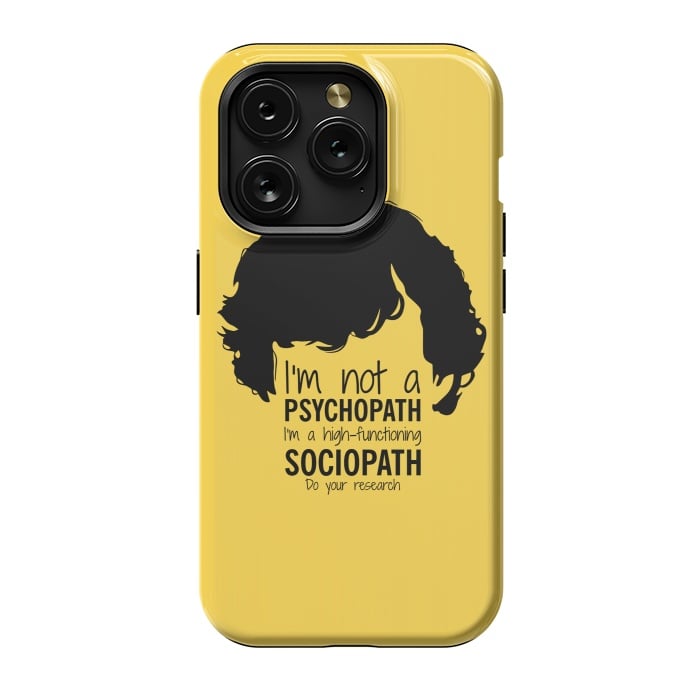 iPhone 15 Pro StrongFit Sherlock Holmes High Functioning Sociopath by Alisterny