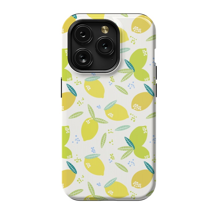 iPhone 15 Pro StrongFit lemons by Edith May