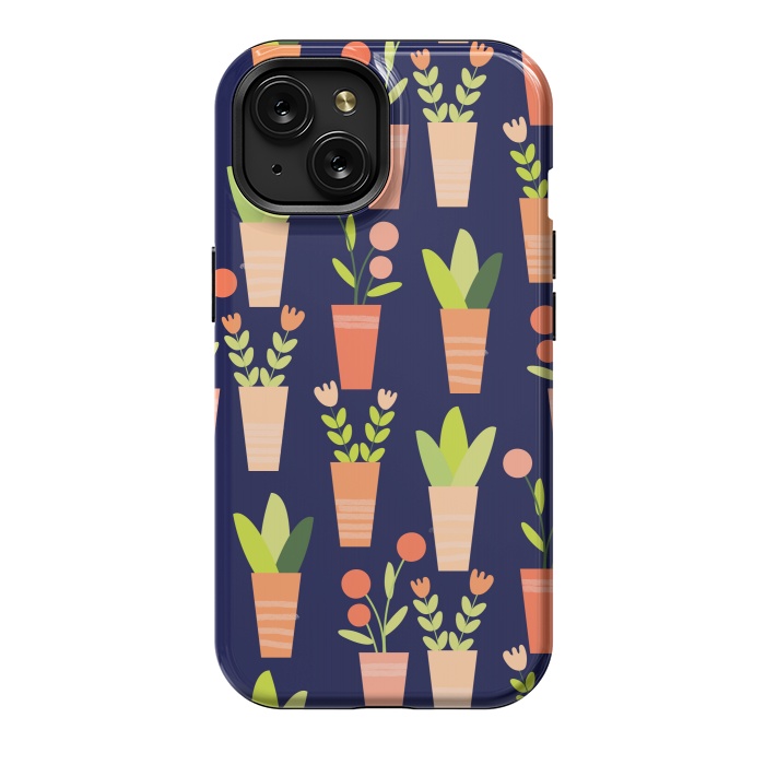 iPhone 15 StrongFit little garden by Edith May