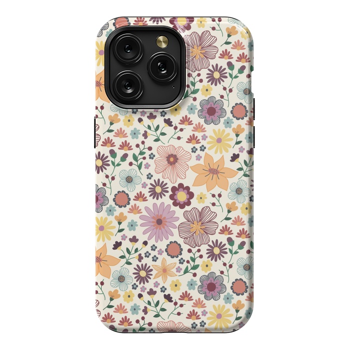 iPhone 15 Pro Max StrongFit Wild Bloom by TracyLucy Designs
