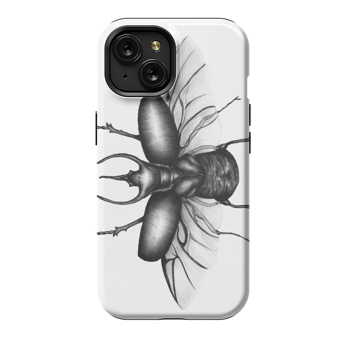 iPhone 15 StrongFit Beetle Wings by ECMazur 