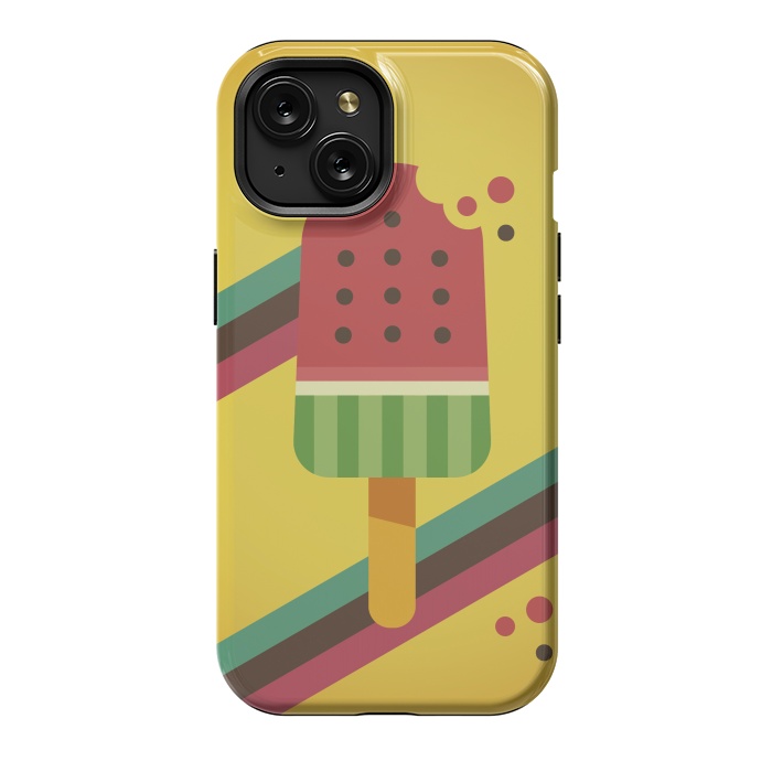 iPhone 15 StrongFit Hot & Fresh Watermelon Ice Pop by Dellán