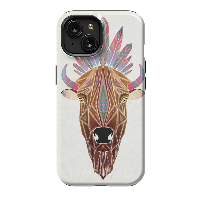 iPhone 15 StrongFit bison by Manoou