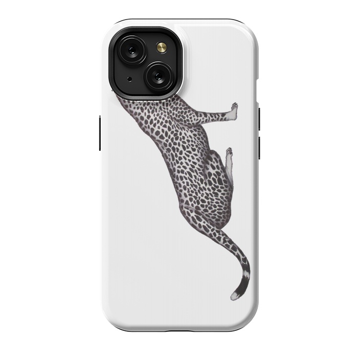 iPhone 15 StrongFit The Cheater | Cheetah by ECMazur 