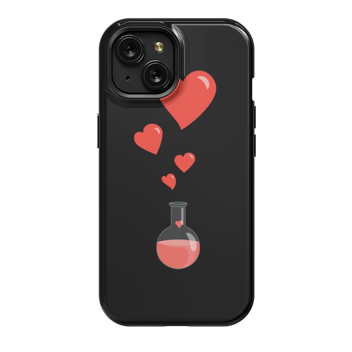 iPhone 15 StrongFit Flask Of Hearts Love Chemistry by Boriana Giormova