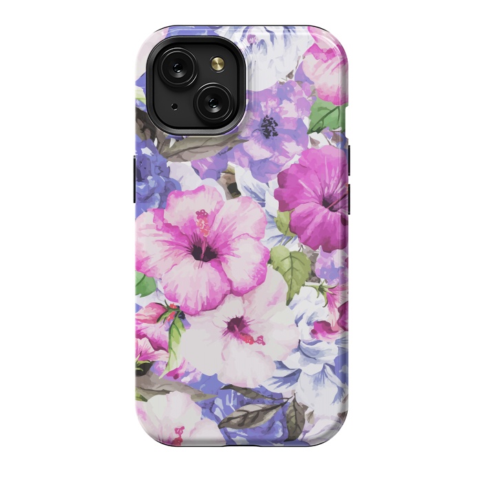 iPhone 15 StrongFit Purple Blossom by Uma Prabhakar Gokhale