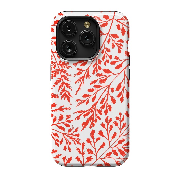 iPhone 15 Pro StrongFit Foliage Red by Caitlin Workman