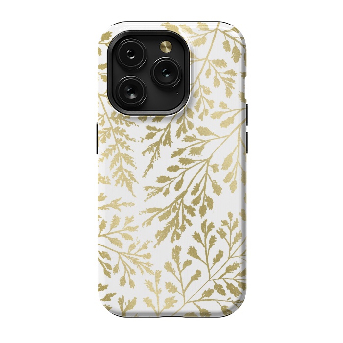 iPhone 15 Pro StrongFit Foliage Gold by Caitlin Workman
