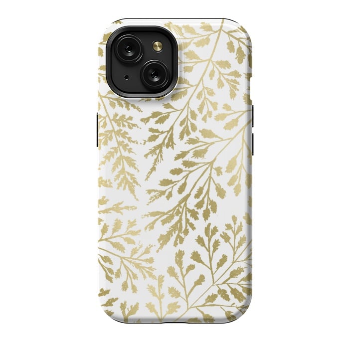 iPhone 15 StrongFit Foliage Gold by Caitlin Workman