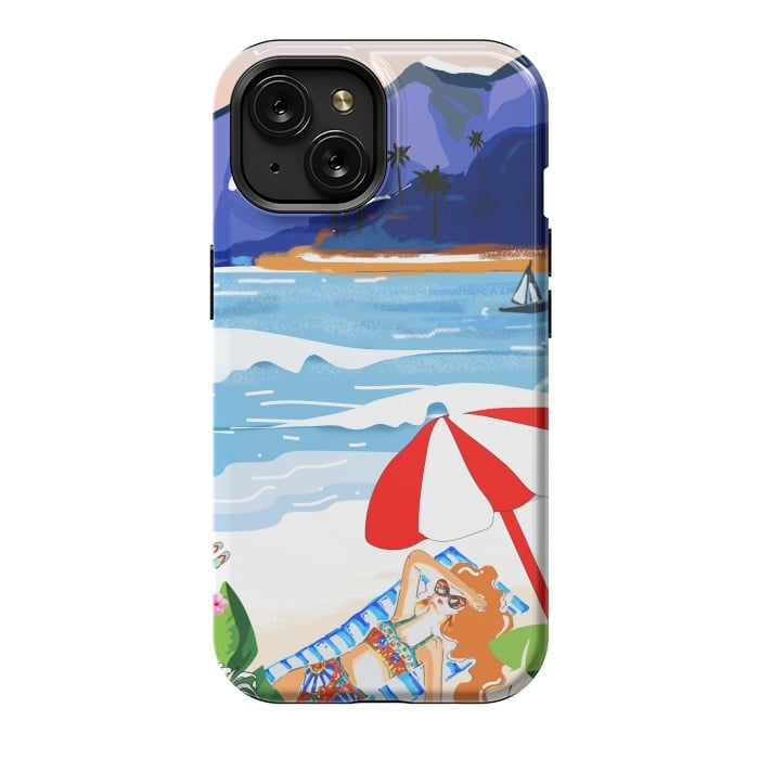 iPhone 15 StrongFit Beach Holiday 3 by MUKTA LATA BARUA