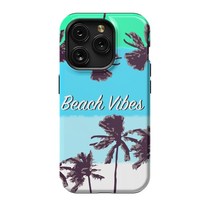 iPhone 15 Pro StrongFit Beach Vibes blue by MUKTA LATA BARUA