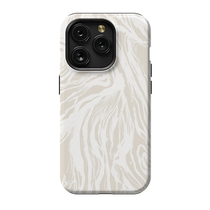 iPhone 15 Pro StrongFit Nude Marble by Caitlin Workman