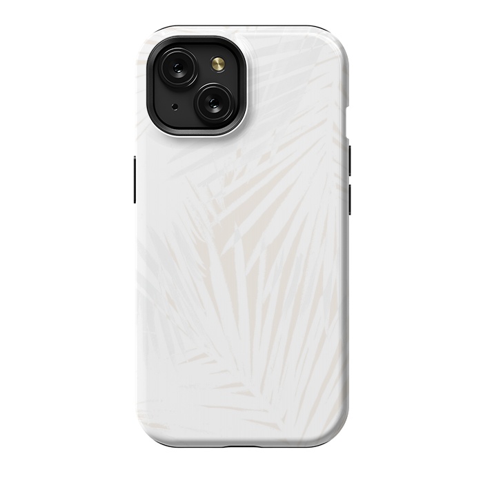 iPhone 15 StrongFit Blush Palms by Caitlin Workman