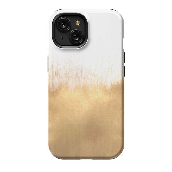 iPhone 15 StrongFit Brushed Gold by Caitlin Workman