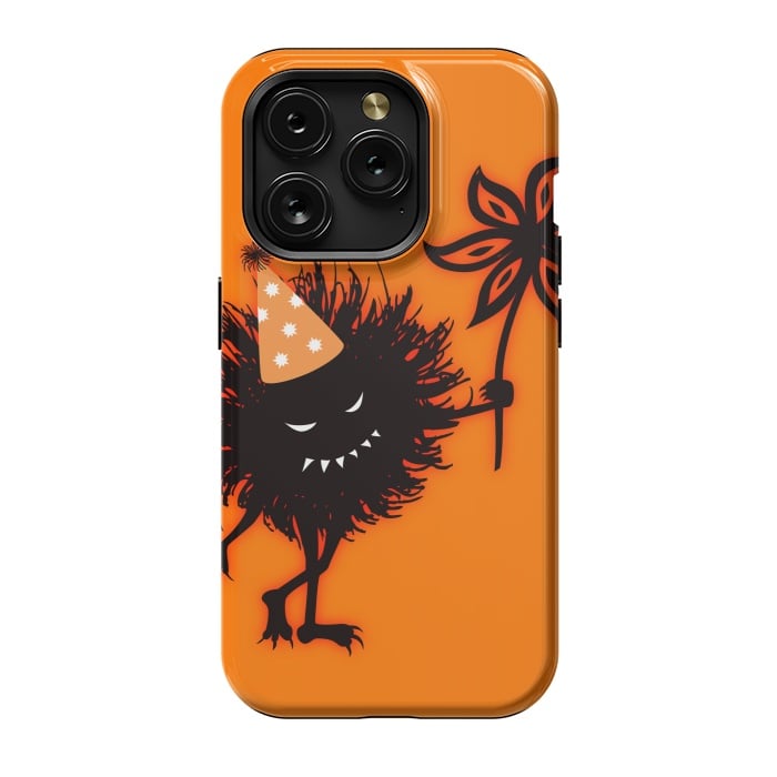 iPhone 15 Pro StrongFit Evil Bug Halloween Party by Boriana Giormova